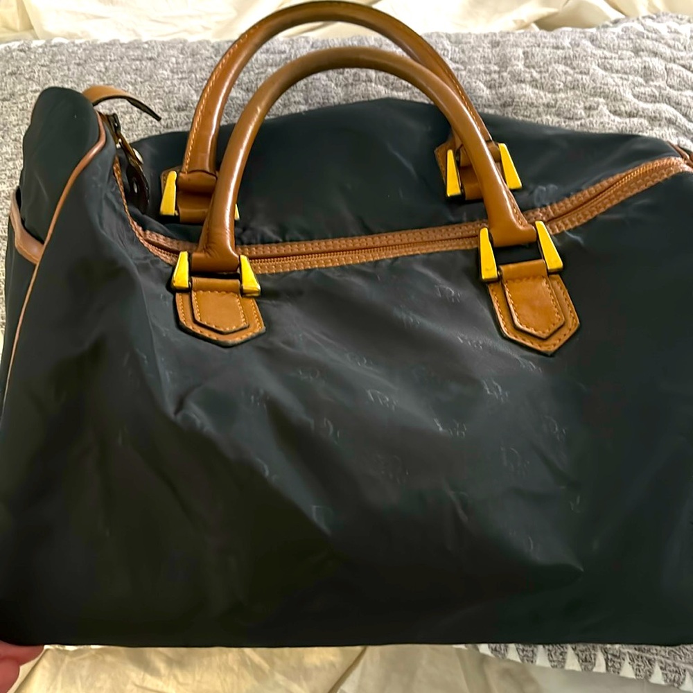 Dior monogram duffel